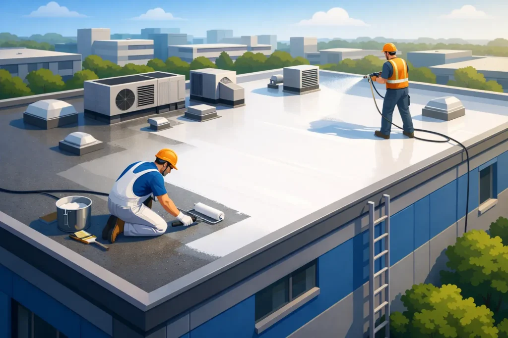 Roof Coating for Commercial Buildings