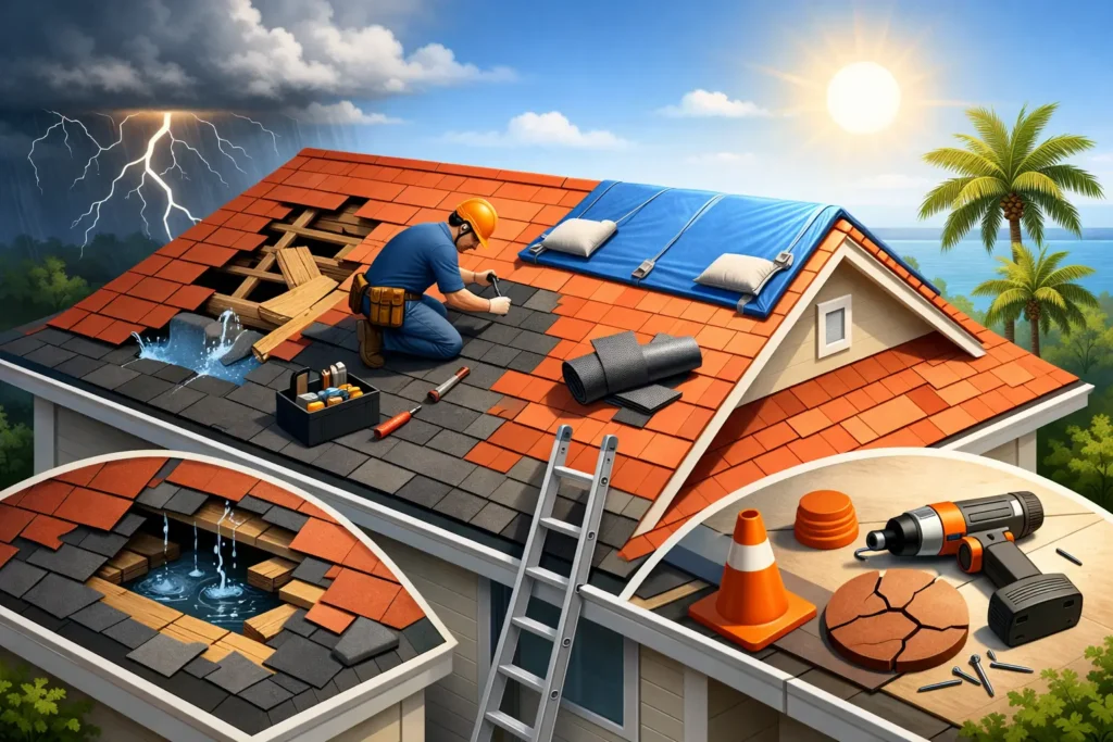 Roof Repair in Florida: What to Fix Fast