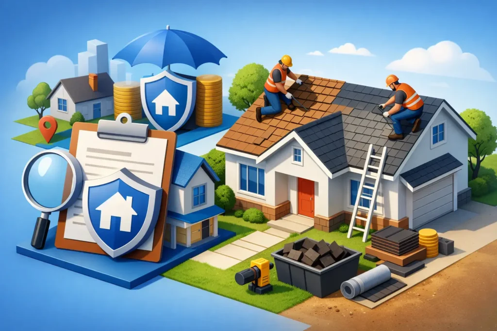 Does Homeowners Insurance Cover Reroofing?