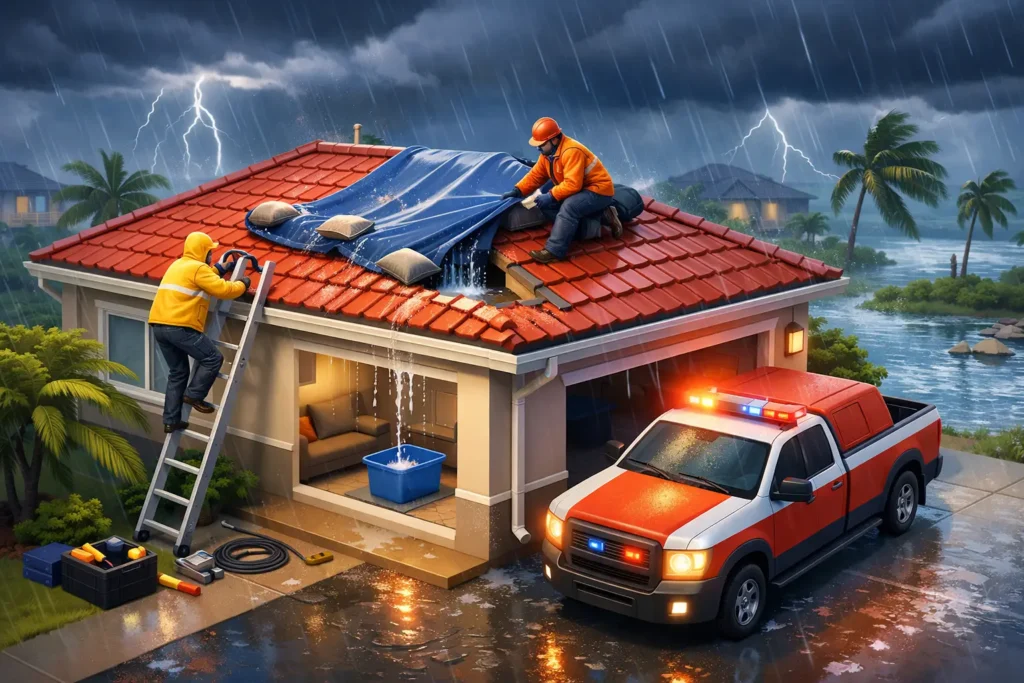 Emergency Roof Leak Response for Florida