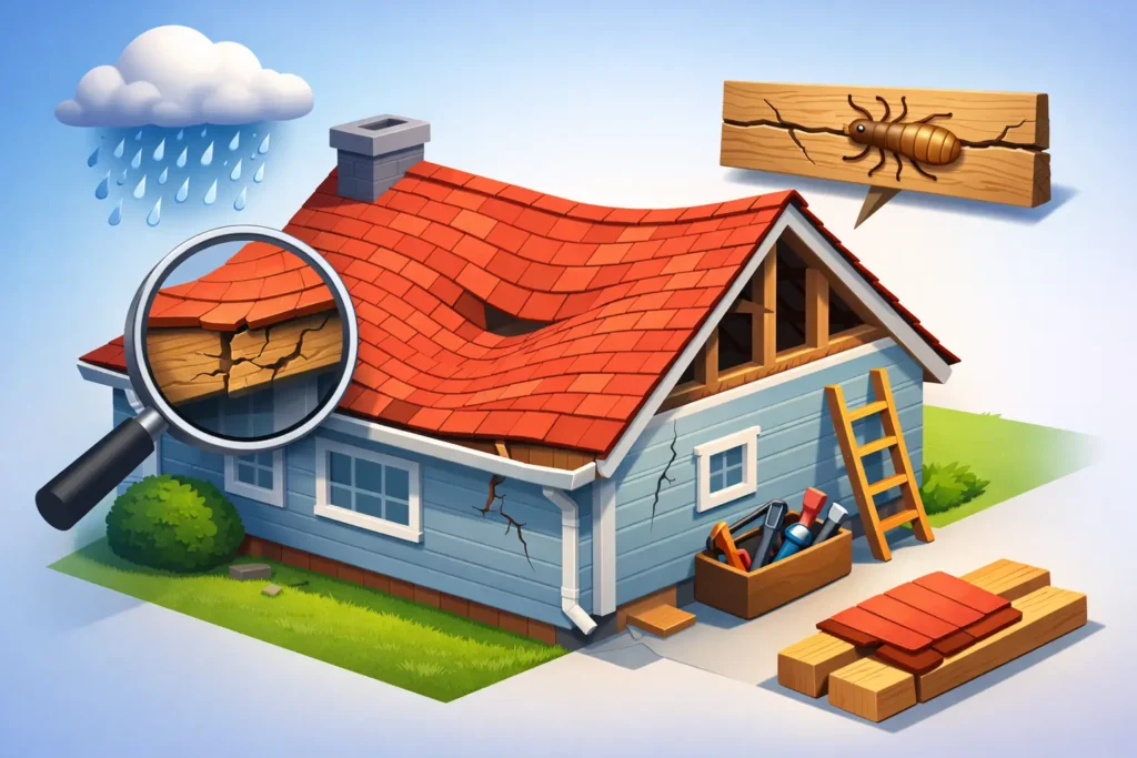 Why Does My Roof Sag? Causes and Next Steps