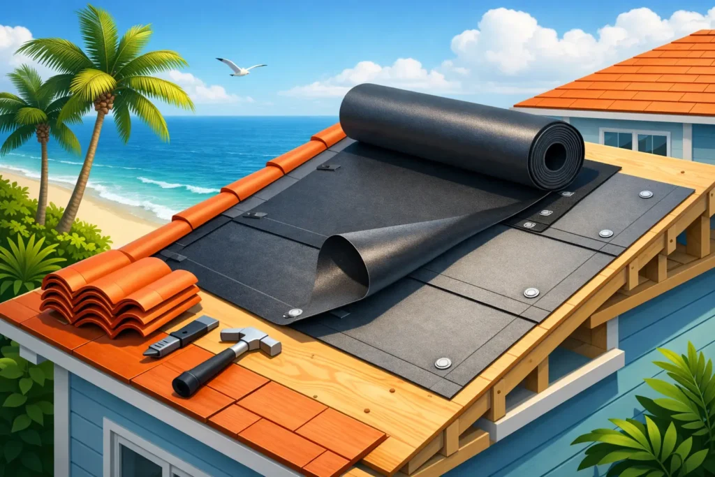 Best Underlayment for Coastal Roofs in Florida