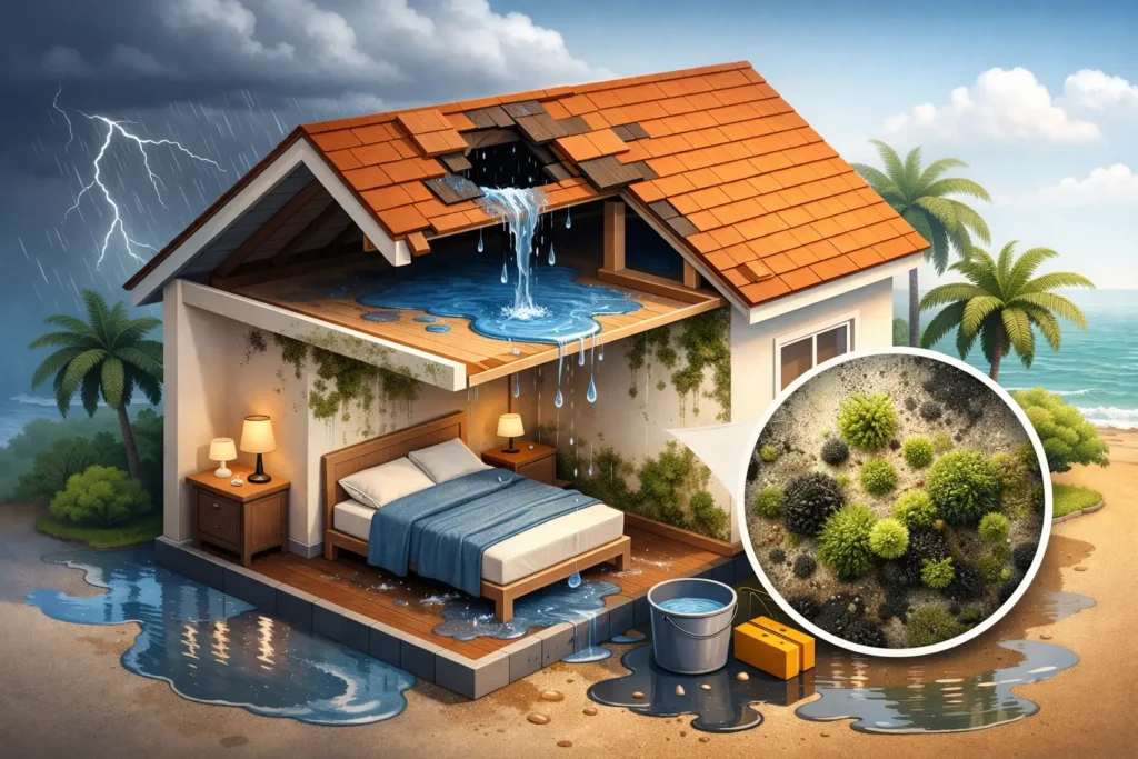 Can Roof Leaks Cause Mold in Florida Homes?