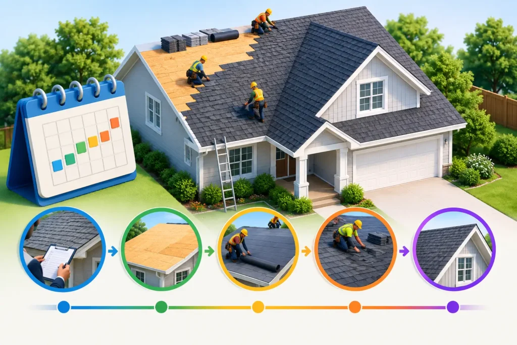 Roof Replacement Timeline for Homeowners