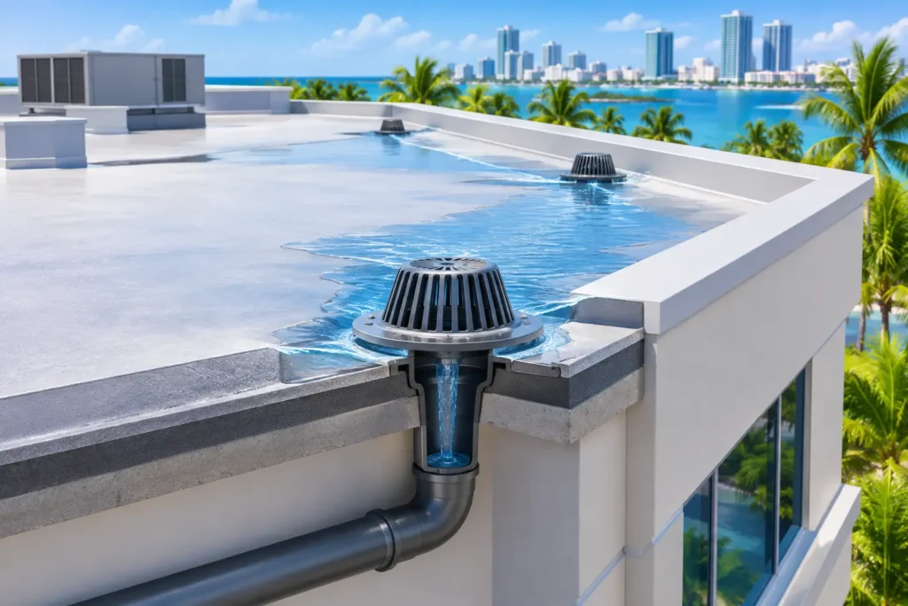 Commercial Roof Drainage Guide for Florida